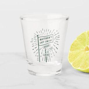 Verre A Shot Thème Moderne Rétro pour Enterrement de Vie de Gar