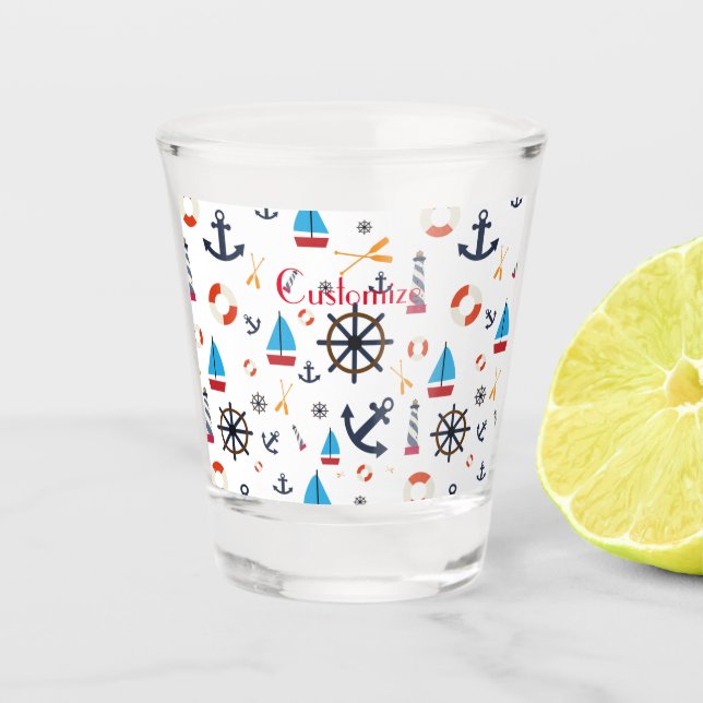 Verre A Shot Thème nautique Thunder_Cove (Devant)