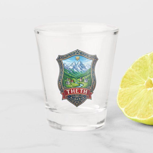 Verre A Shot Theth Albanie (Devant)