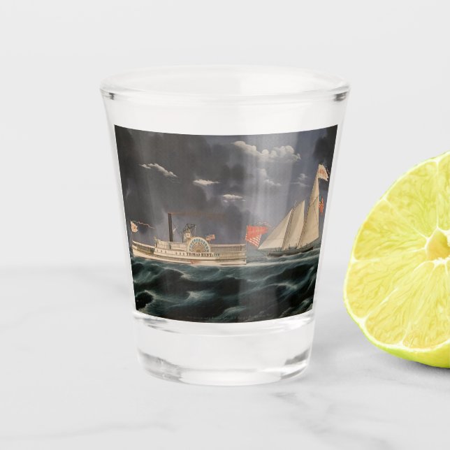 Verre A Shot Thomas Hunt et l'Amérique 1852 (Devant)