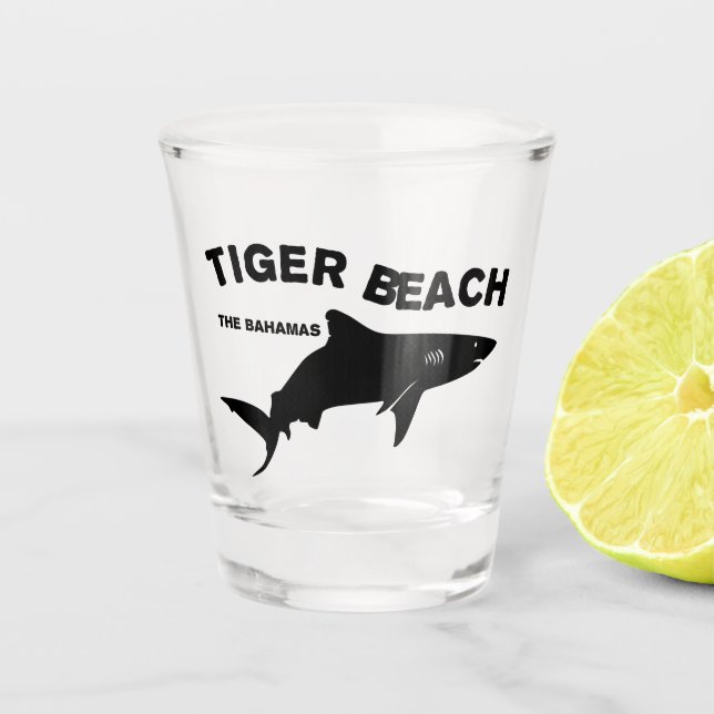 Verre A Shot Tiger Beach - Bahamas | Plongée avec requins (Devant)