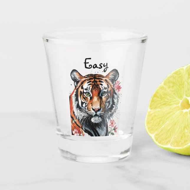 Verre A Shot Tigre facile (Devant)