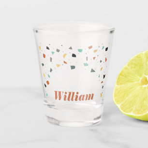 Verre A Shot Tile Terrazzo Confetti Style Moderne Personnalisé