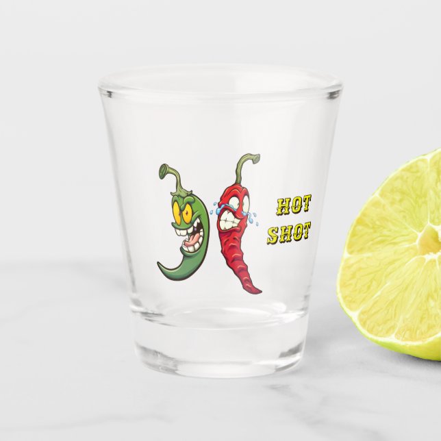 Verre A Shot Tir de Chili Chaud (Devant)