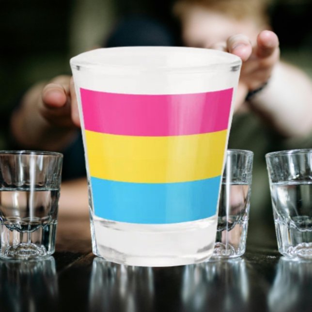 Verre A Shot Tir de Fierté de la Pansexualité (Créateur téléchargé)