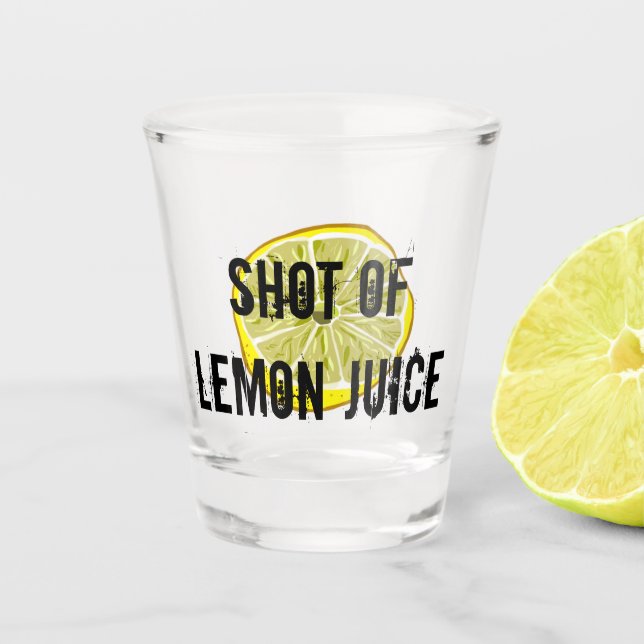 Verre A Shot Tir de jus de citron (Devant)