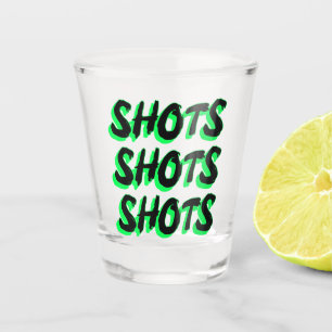 Verre A Shot Tirages Tirages Vert