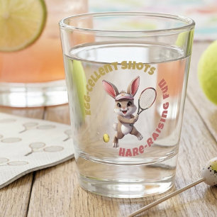 Verre A Shot Tirs Egg-cellents Drôle de lièvre - Lapin de tenni