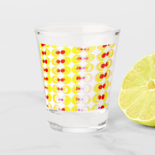 Verre A Shot Tissu Pop Art (Devant)
