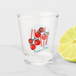 Verre A Shot Tomates Tomates d'Italie Fantaisie Motif