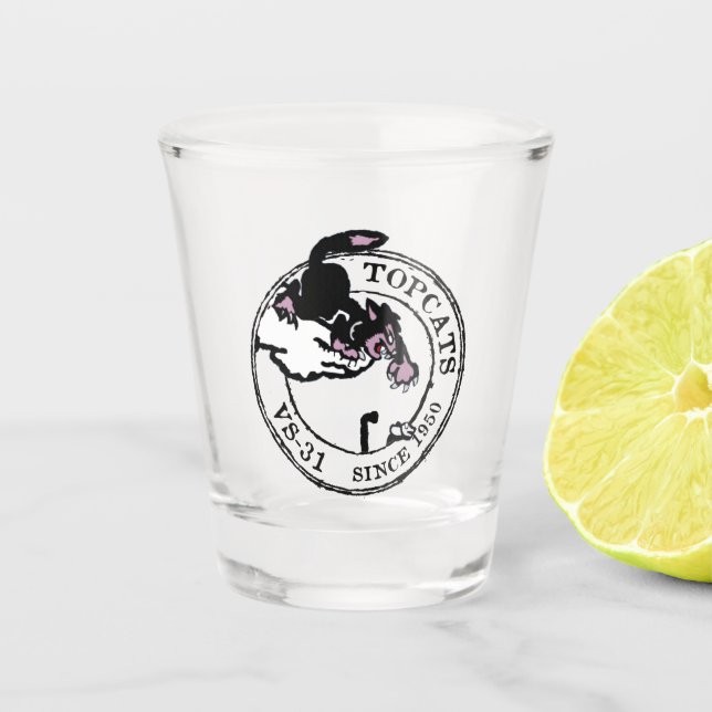 VERRE A SHOT TOPCATS VS-31 (Devant)