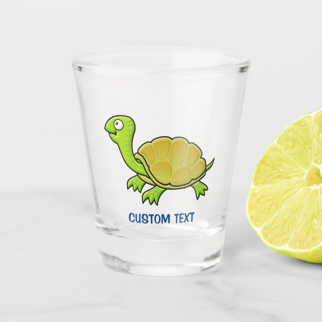 Verre A Shot Tortue caricaturale (Devant)