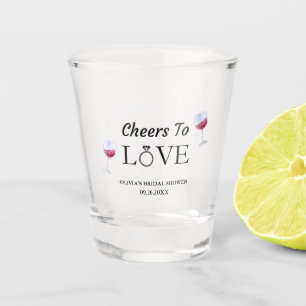 Verre A Shot Tostes à l'amour Enterrement de vie de jeune fille