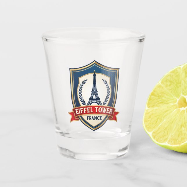 Verre A Shot Tour Eiffel France (Devant)