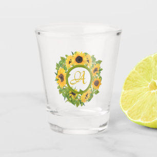 Verre A Shot Tournesol monogramme