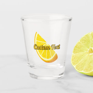 Verre A Shot tranche orange