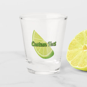 Verre A Shot Tranches de chaux