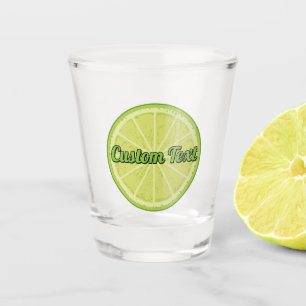 Verre A Shot Tranches de chaux