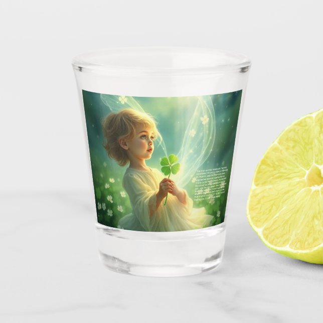 Verre A Shot Trèfle Chanceux (Devant)