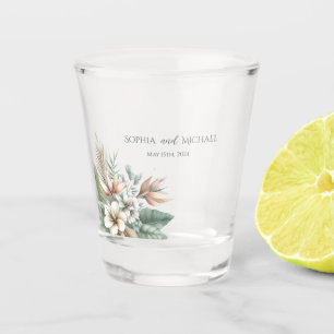 Verre A Shot Tropical Elegance Mariage Argent / tir Danse -