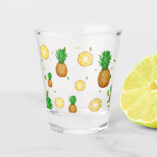 Verre A Shot TROPICAL ÉTÉ Aiguille FRUITS motif de tranche