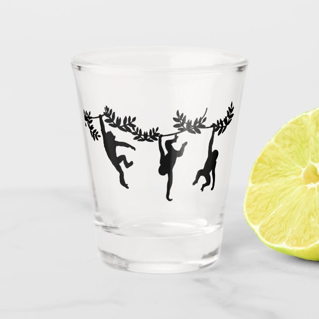 Verre A Shot Troupe de singe (Devant)