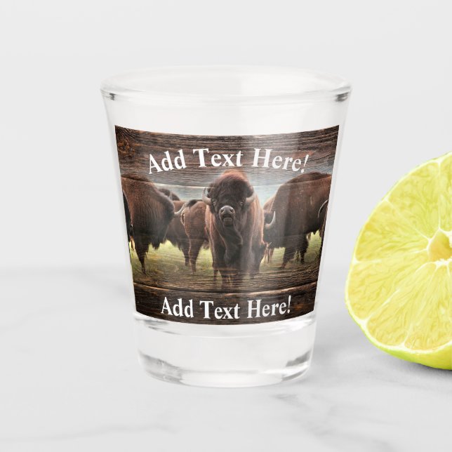 Verre A Shot Troupeau de buffles (Devant)