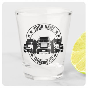 Verre A Shot Trucker personnalisé Big Rig Semi Camion Camion