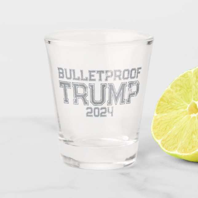 Verre A Shot Trump 2024 à l'épreuve des balles (Devant)
