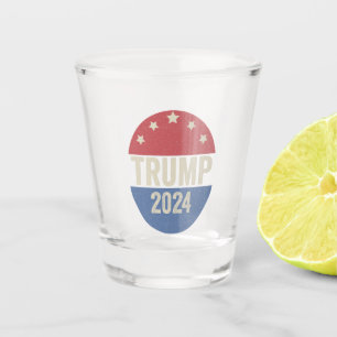Verre A Shot Trump 2024 Voter à nouveau drôle d'élection Trump