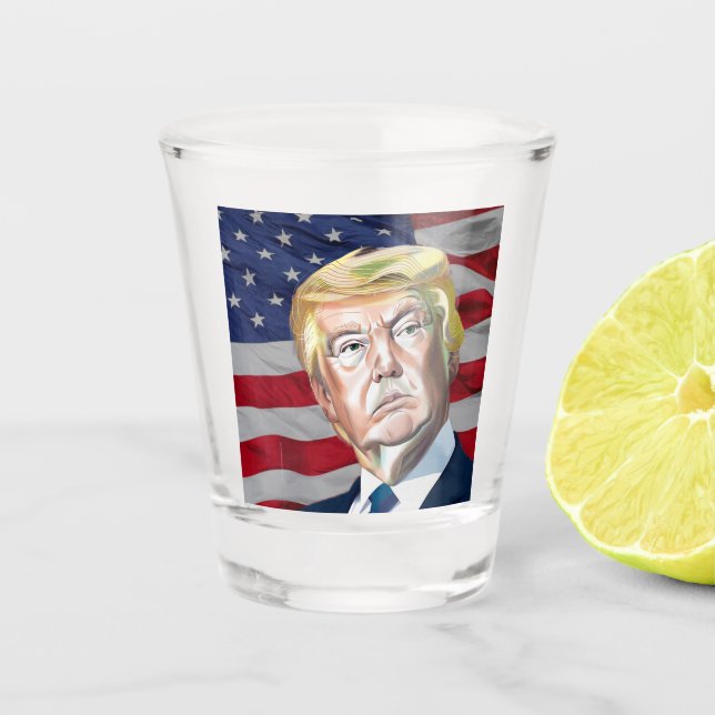 Verre A Shot Trump 45e Président des États-Unis - Don (Devant)