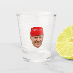 Verre A Shot TRUMP MAGA Noël