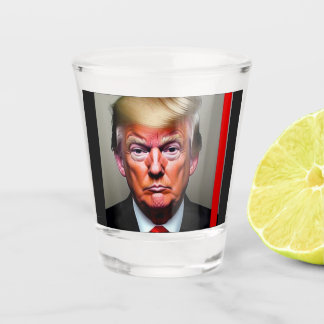 Verre A Shot Trump Mushot Tiré