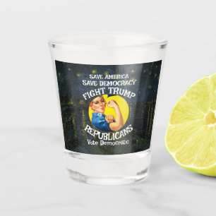 Verre A Shot Trump Naz! Parti Républicain Vote Démocratique Éta