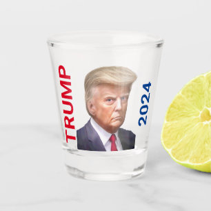 Verre A Shot Trump voit un coup de bâton non officiel rouge fra