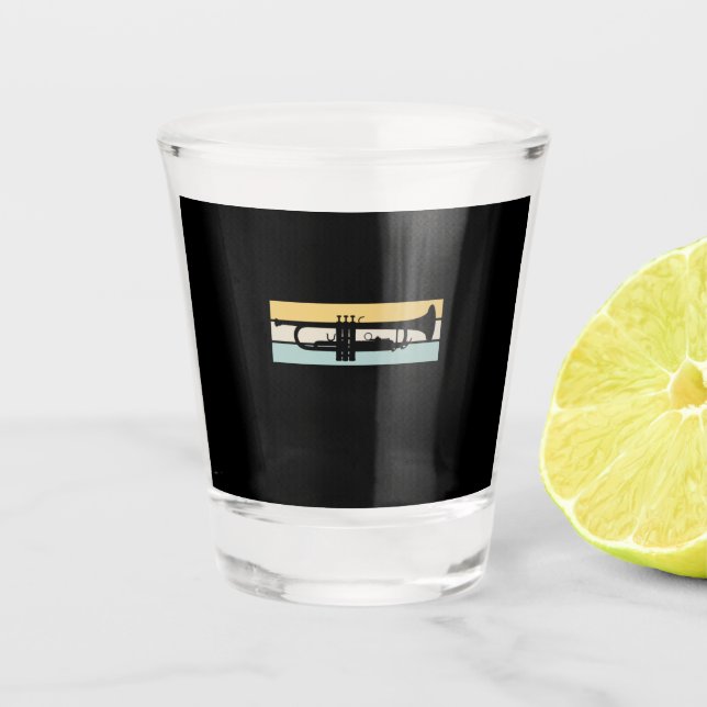 Verre A Shot Trumpet Vintage (Devant)