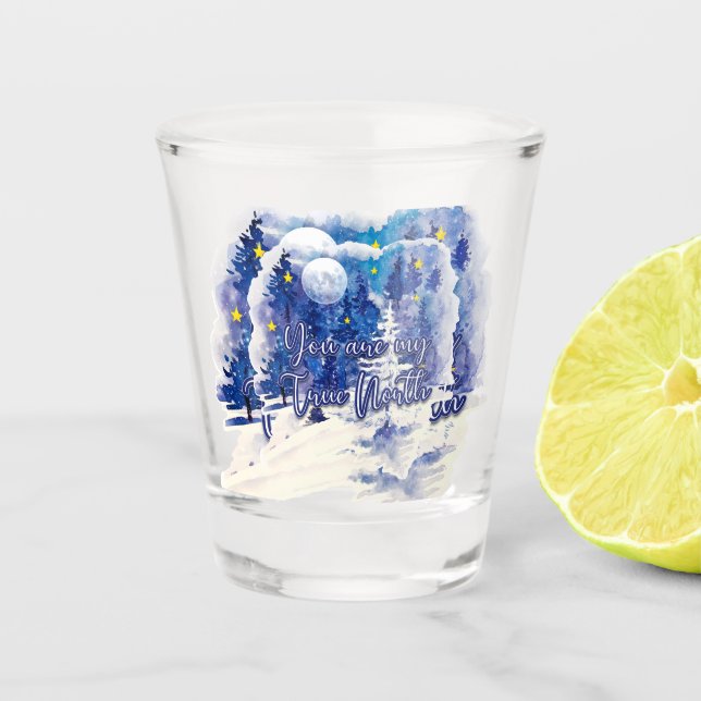 Verre A Shot Tu Es Mon Vrai Nord (Devant)