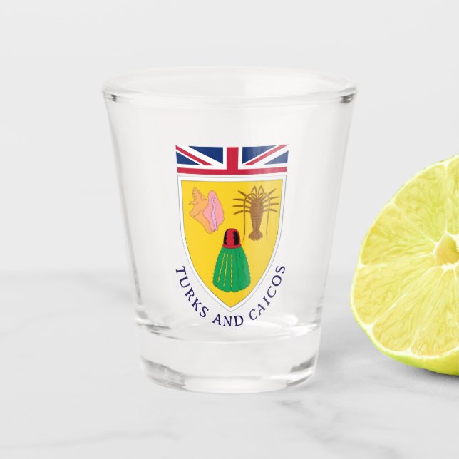 Verre A Shot Turks and Caicos (Devant)