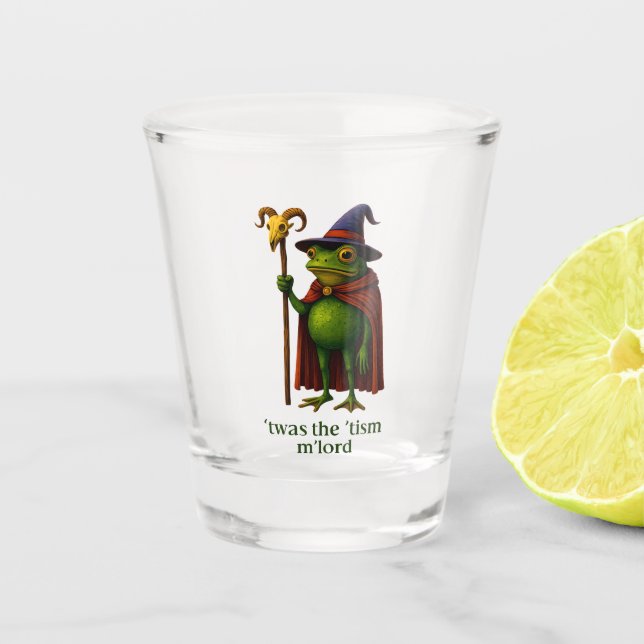 Verre A Shot T'was The 'Tism M'Lord Frog Meme Autism Awareness (Devant)