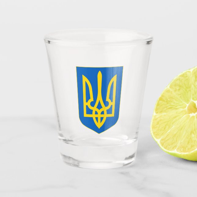 Verre A Shot Ukraine Coat of Arms (Devant)