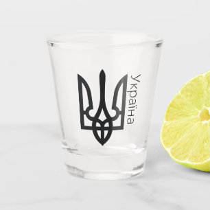Verre A Shot Ukraine Tryzub