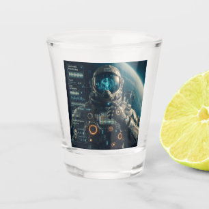 Verre A Shot Un astronaute photographie