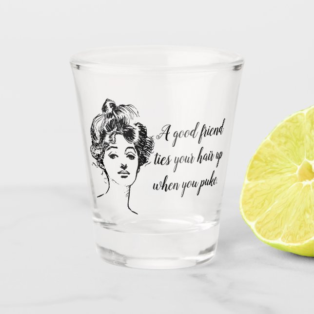 Verre A Shot Un bon ami (Devant)