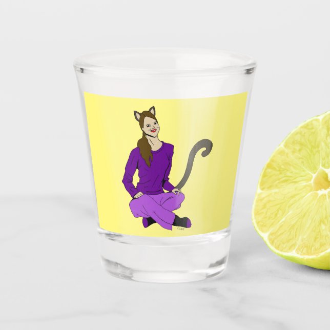 Verre A Shot un catgirl (Devant)