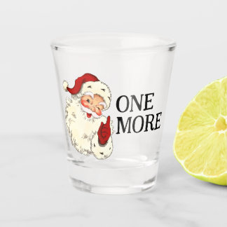 Verre A Shot UN DE PLUS Vintage Retro Jolly Noël du Père Noël