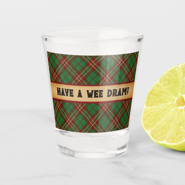 Verre A Shot Un dram de Wee de Scotch (Devant)