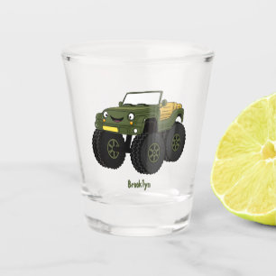Verre A Shot Un Green Monster truck