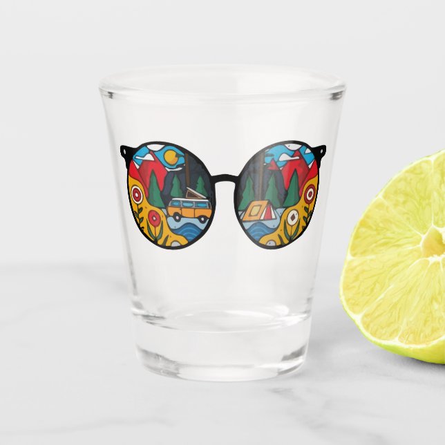 Verre A Shot Une aventure de camping (Devant)