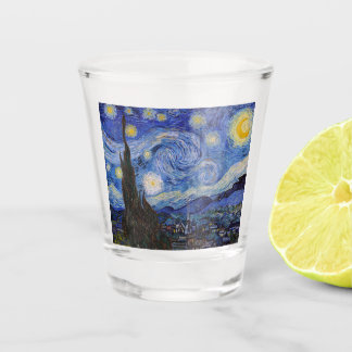 Verre A Shot Une nuit étoilée : Saint Remy par Vincent Van Gogh