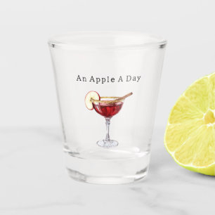 Verre A Shot Une pomme par jour